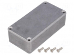 Enclosure: multipurpose | X: 50mm | Y: 100mm | Z: 31mm | 1590 | aluminium