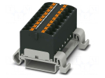 Splice terminal: rail | 32A | 800V | push-in | PA | 0.2&divide;6mm2 | W: 55.4mm