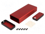 Enclosure: with panel | 1455 | X: 54mm | Y: 120mm | Z: 23mm | aluminium
