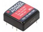 Converter: DC/DC | 15W | Uin: 18&divide;75VDC | Uout: 5VDC | Iout: 3000mA | THT