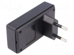 Enclosure: for power supplies | X: 78.5mm | Y: 40mm | Z: 21mm | ABS