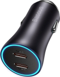 Auto holder Baseus  Baseus Golden Contactor Pro car charger 2x USB-C 40W gray (CGJP000013)