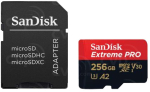Storage devices SanDisk  SanDisk microSDXC Extreme Pro 256GB 200/140 MB/s A2 C10 V30 UHS-I U3