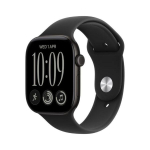 Nutikell Apple Watch Series 12 GPS + Cellular 42mm Black Aluminium Case with Black Sport Band - S/M