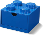 Room Copenhagen LEGO Desk Drawer 4 , storage box (blue, knobs)