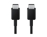 Samsung EP-DX310JBE datu pārraides un uzlādes vads | USB-C uz USB-C | 15W | 1.8m | melns (OEM)
