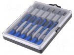 Kit: screwdrivers | Pcs: 6 | Torx,precision,with protection