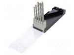 Drill set | Application: concrete,for stone | Pcs: 5 | for concrete