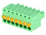 Pluggable terminal block | 3.81mm | ways: 7 | straight | plug | female