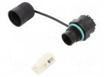 Connector: AC supply | screw terminal | female | TH386 | 400V | ways: 3