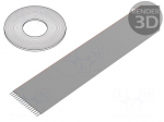 Wire: ribbon | 1.27mm | stranded | Cu | 16x26AWG | unshielded | PVC | grey