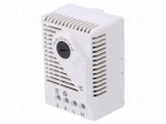 Sensor: thermostat | Contacts: SPDT | 10A | 250VAC | IP20 | Mounting: DIN