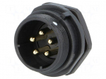SP21 | socket | male | PIN: 5 | IP68 | soldering | 500V | 4mm2 | 30A | -25&divide;85&deg;C