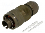 Connector: circular | VG95234 | plug | male | PIN: 2 | with contacts