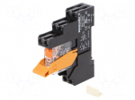 Relay: interface | DPDT | Ucoil: 230VAC | 8A | 8A/250VAC | Mounting: DIN
