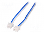 Cable | both sides,XHP-2 | blue/white | 5m | 22AWG