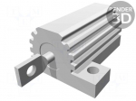 Resistor: wire-wound | with heatsink | screw | 4.7&Omega; | 16W | &plusmn;5%