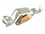 Crocodile clip | 50A | Grip capac: max.27mm | Overall len: 104mm