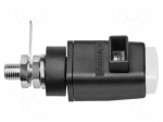 Laboratory clamp | white | 300VDC | 16A | Contacts: nickel | -25&divide;90&deg;C