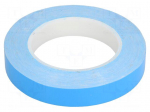 Tape: heat transfer | W: 19mm | L: 25m | Thk: 0.2mm | 800mW/mK | LDPE