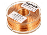 Inductor: air coil | 0.82mH | 0.52&Omega; | &Oslash;: 48mm | H: 18mm | &Oslash;core: 1mm