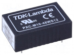 Converter: DC/DC | 10W | Uin: 18&divide;75V | 12VDC | Iout: 830mA | DIP24 | 14g