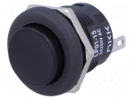 Switch: push-button | Pos: 2 | SPDT | 3A/250VAC | 3A/30VDC | ON-(ON)