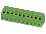 Connector: PCB terminal block | terminal | 10A | 200V | PIN: 8 | on PCBs
