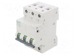 Circuit breaker | 230/400VAC | Inom: 25A | Poles: 3 | Charact: C | 10kA