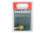 Plug-in nozzle | with bushing | brass | Ext.thread: 3/8"
