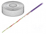 Wire: data transmission | chainflex&reg; CFBUS | 4x0.5mm2 | violet | Cu