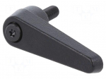 Lever | adjustable | Thread len: 16mm | Lever length: 45mm | GN 101