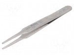 Tweezers | 118mm | for precision works | Blades: narrowed