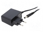 Power supply: switching | mains,plug-in | 5VDC | 3A | 15W | Out: 5,5/2,5