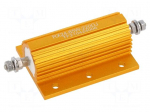 Resistor: wire-wound | with heatsink | 220&Omega; | 85W | &plusmn;5% | 50ppm/&deg;C