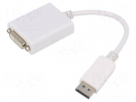 Adapter | DisplayPort plug,DVI-I (24+5) socket | DisplayPort 1.2