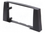 Radio frame | Mercedes | 2 DIN | black