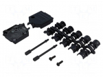 Enclosure for connectors: D-Sub | D-Sub 9pin,D-Sub HD 15pin