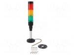 Signalling column | red/yellow/green | LED | 230VAC | HBJD-40 | 40mm