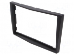 Radio frame | Opel | 2 DIN | black