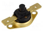 Sensor: thermostat | NC | 100&deg;C | 16A | 250VAC | connectors 6,3mm | &plusmn;15&deg;C