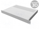 Enclosure: rack mounting | Standard: 19" | 1U | Z: 44mm | X: 422mm | rack