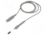 Probe: for oscilloscope | 0&divide;500MHz | 10: 1 | 0.9ns | 10&divide;25pF | grey | 1.2m