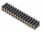 Connector: pin strips | socket | female | PIN: 30 | THT | 3A | 150V | BL 6