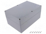 Enclosure: multipurpose | X: 160mm | Y: 240mm | Z: 120mm | ABS | dark grey