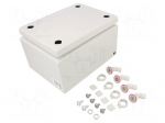 Enclosure: multipurpose | X: 150mm | Y: 200mm | Z: 120mm | KX | steel | IP66