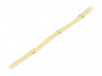 COB LED tape | white cold | 8mm | IP20 | 160&deg; | 8W/m | CRImin: 90 | 24VDC