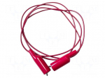 Test lead | 10A | both sides,crocodile clip | Urated: 300V | Len: 0.9m