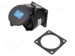 Connector: AC supply 3-phase | socket | female | 32A | 230VAC | IP54