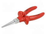 Pliers | insulated,round | carbon steel | 160mm | 476/1VDEDP